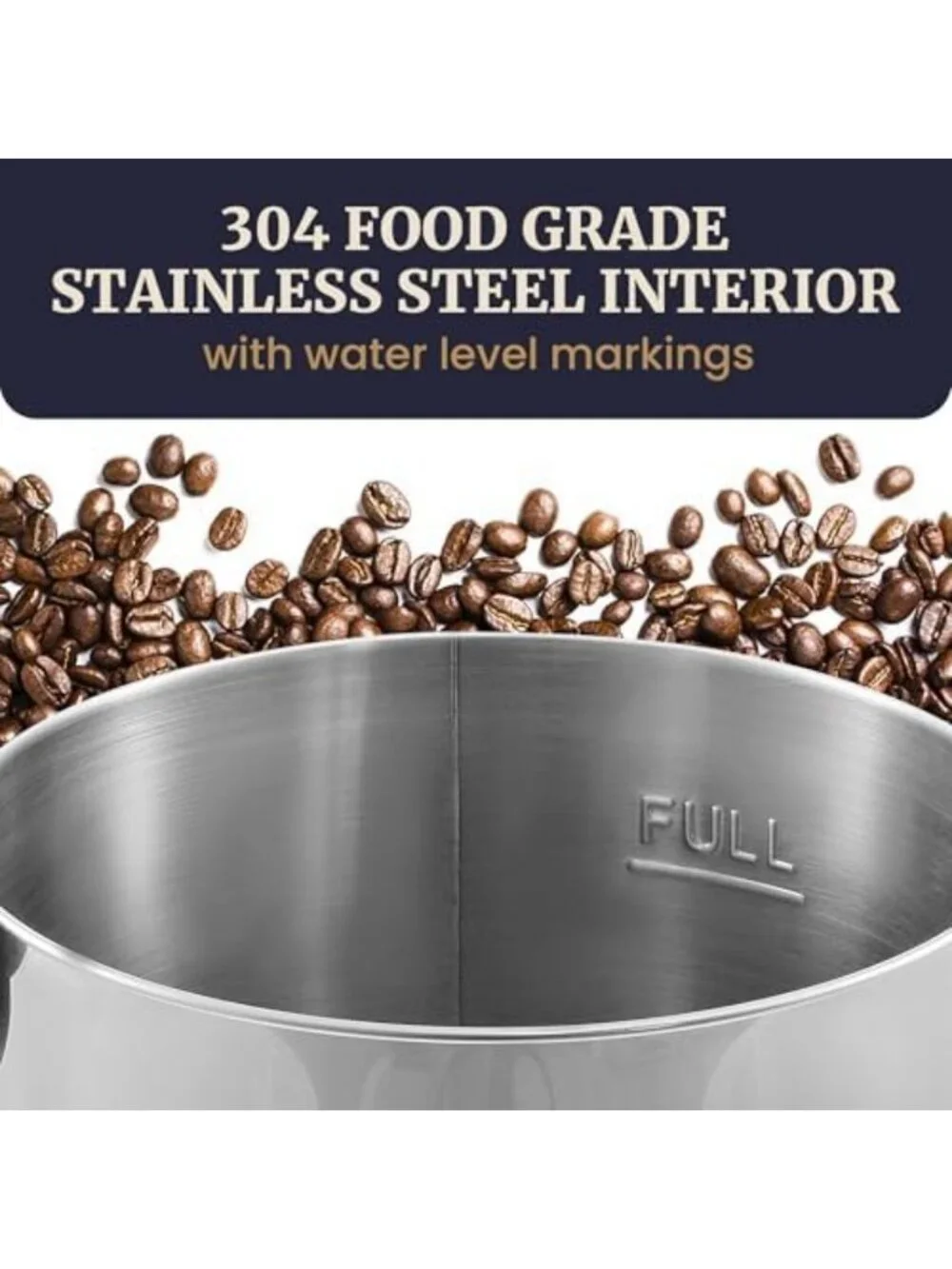 40-Cup Coffee Urn with Two-Way Dispenser & Removable Filter - Perfect for